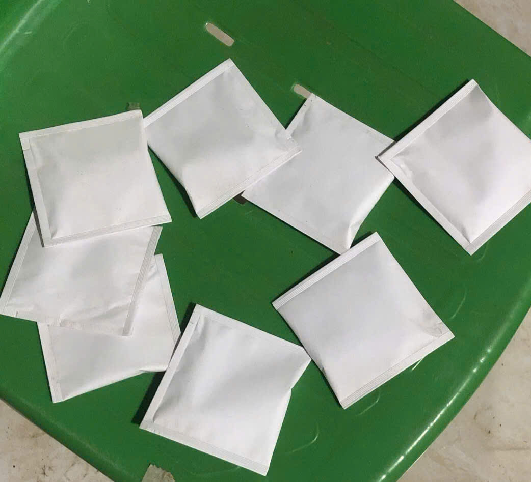 Máy đóng trà túi lọc 2 lớp 5 trong 1 có màng bao ngoài